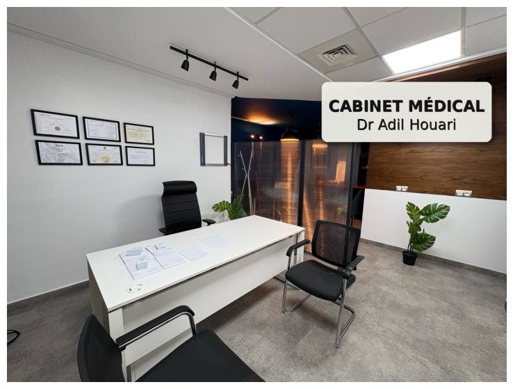 Photo du cabinet médical Dr Houari Adil à Bouskoura